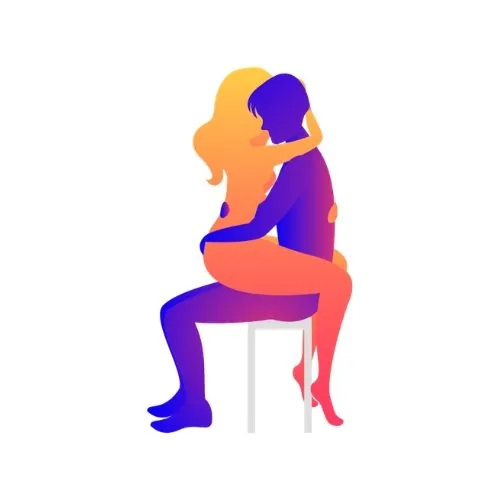 The Amazon sex position illustration