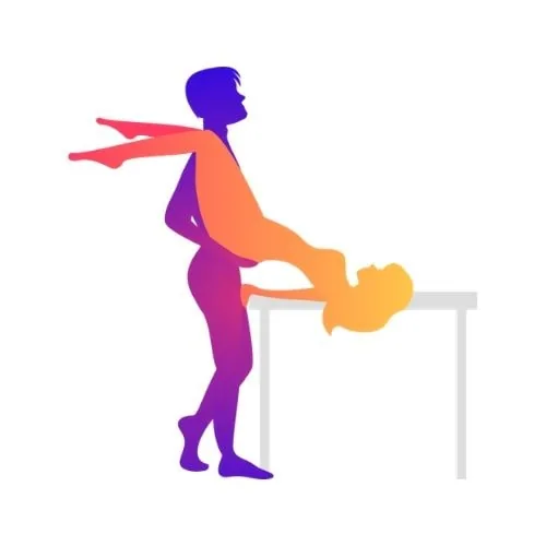 The Butterfly sex position illustration